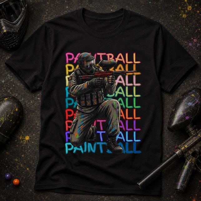 Paintball-Spieler T-Shirt (Von Creator hochgeladen)