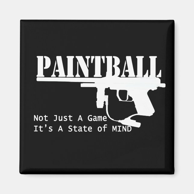 Paintball-Staat Magnet (Vorne)