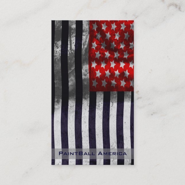 Paintball StellaRoot Feuerwerks-Schmutz Visitenkarte (Vorderseite)