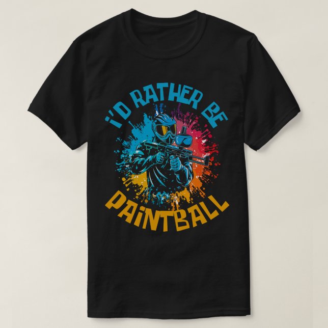 Paintball T-Shirt (Design vorne)