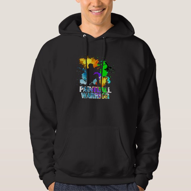 Paintball Warrior Paintball Markers Paintballer Hoodie (Vorderseite)