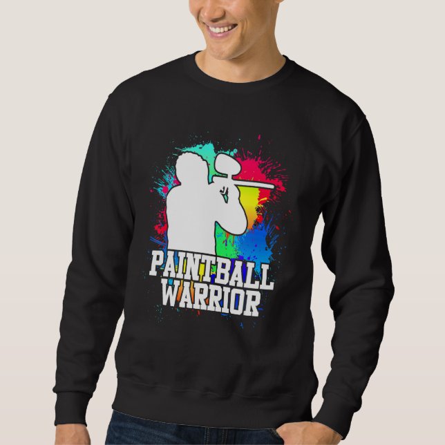 Paintball Warrior Paintballer Sweatshirt (Vorderseite)