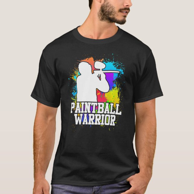 Paintball Warrior Paintballer T-Shirt (Vorderseite)