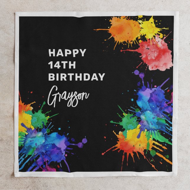 Paintballing Birthday Party Serviette (Von Creator hochgeladen)