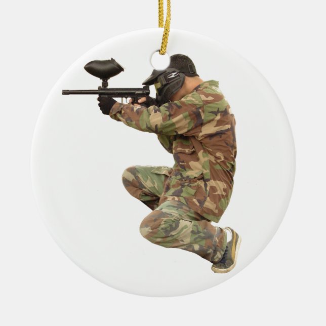 Paintballing Keramikornament (Vorne)