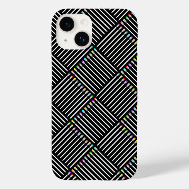 Paintbrush Crosshatch Case-Mate iPhone Hülle (Rückseite)