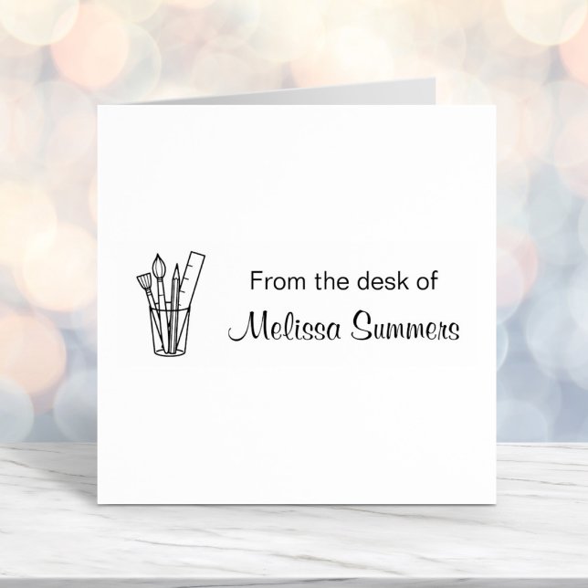 Paintbrush Pencil Ruler Kunstgewerbe Permastempel (Von Creator hochgeladen)