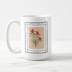 Paintbrush Vintager Muttertag Kaffeetasse