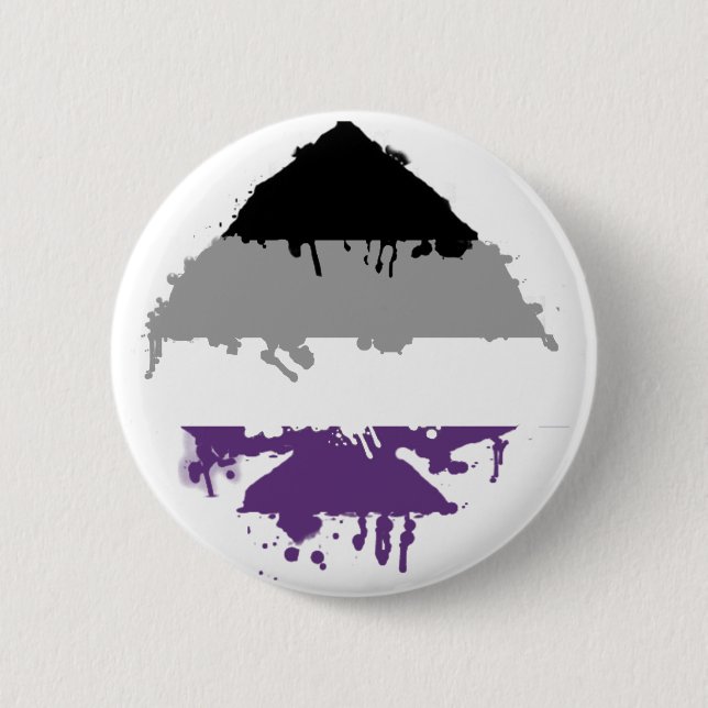Paintdrip asexuales As Button (Vorderseite)