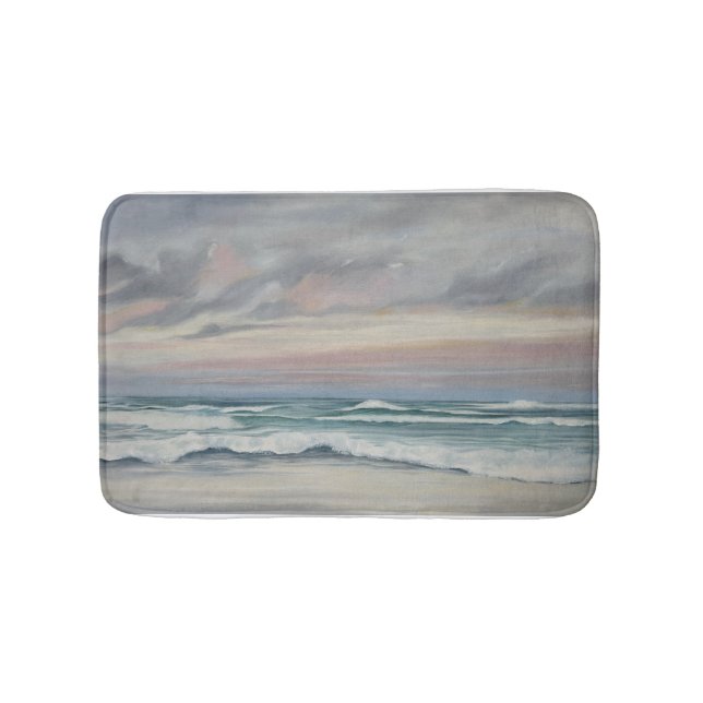 Painted Beach Scene Bath Mat Badematte (Vorderseite)