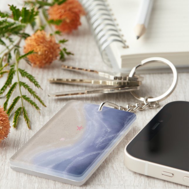 Painted beach  schlüsselanhänger (Vorderseite rechts)