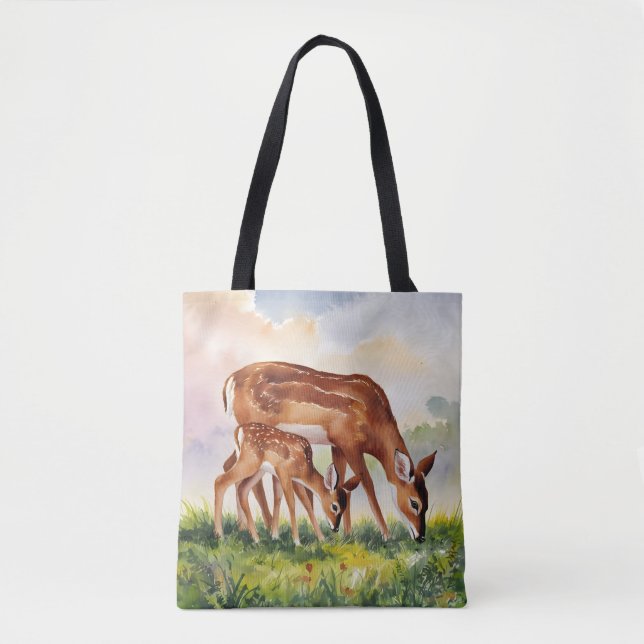 Painted Deer Mom and Baby (Vorderseite)