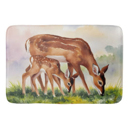 Painted Deer Mom and Baby Badematte