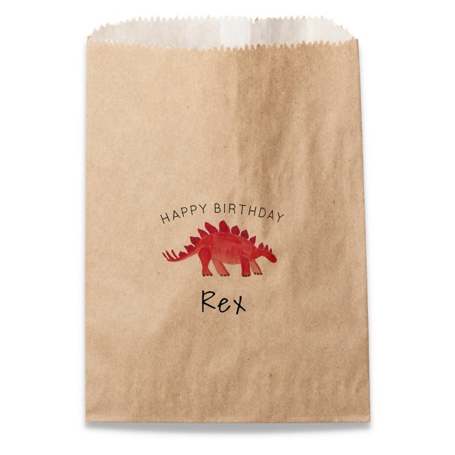 Painted Dino Birthday Party Geschenktütchen (Von Creator hochgeladen)