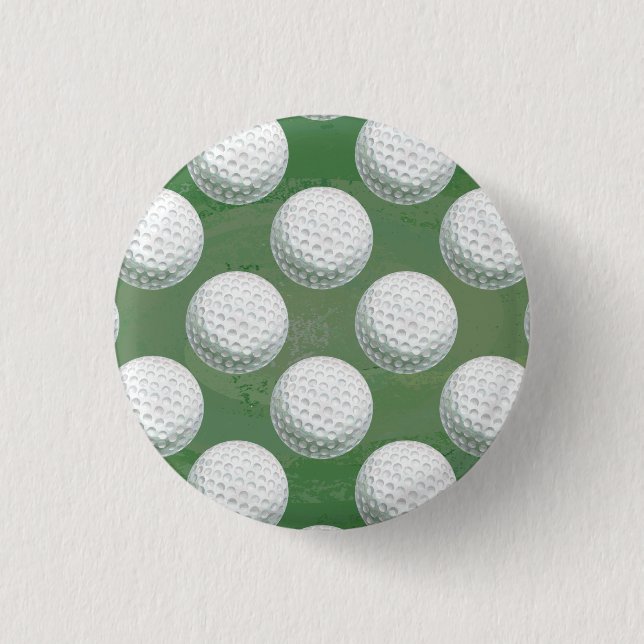 Painted Golf Ball Muster Button (Vorderseite)