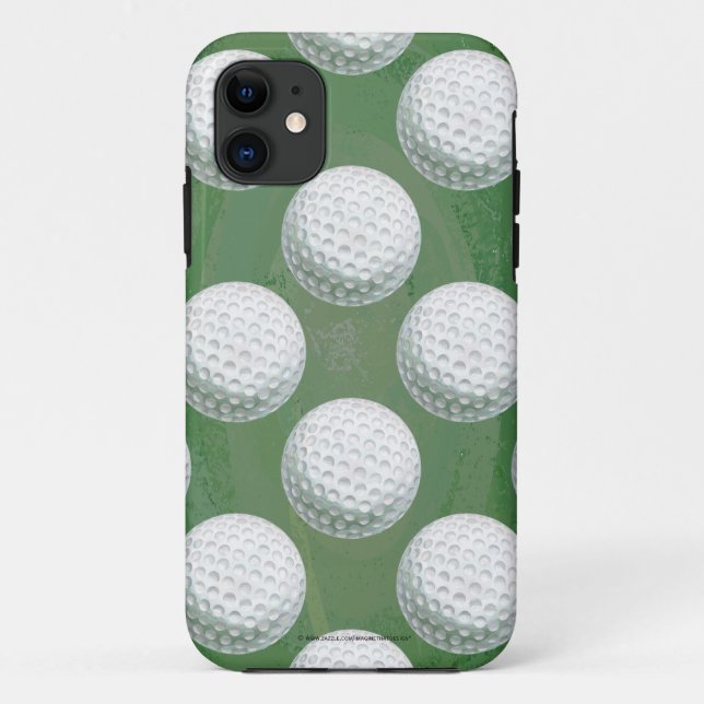 Painted Golf Ball Muster Case-Mate iPhone Hülle (Rückseite)