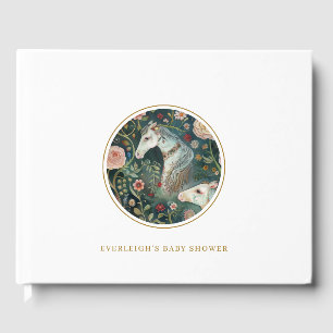 Painted Horses Baby Shower Gästebuch