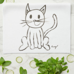 Painted Kitty Kitchtuch Küchentuch