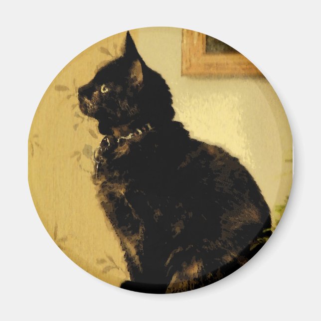 Painted Kitty Magnet (Vorne)