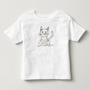 Painted Kitty Toddlers T - Shirt