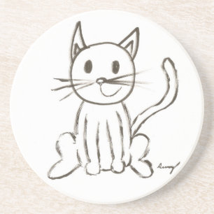 Painted Kitty Untersetzer