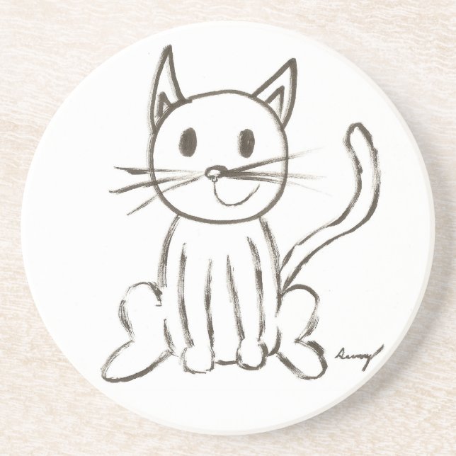 Painted Kitty Untersetzer (Vorne)