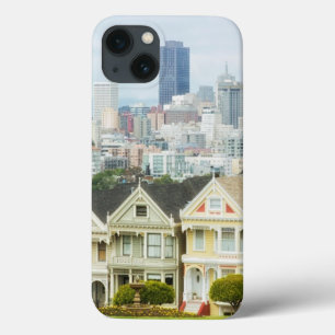 Painted Ladies, Victorian houses and skyline Case-Mate iPhone Hülle