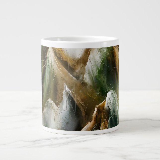 Painted Mountains  Jumbo-Tasse (Vorderseite)