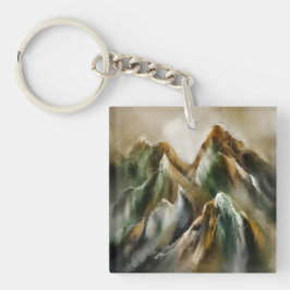 Painted Mountains  Schlüsselanhänger