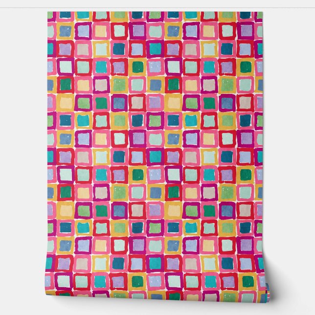 Painted Patches Wallpaper Tapete (Abrollen)