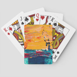 Painted Playing Cards Spielkarten