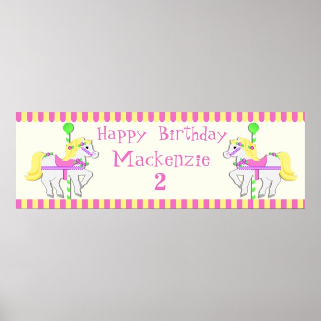 Painted Ponies Birthday Poster (Vorne)