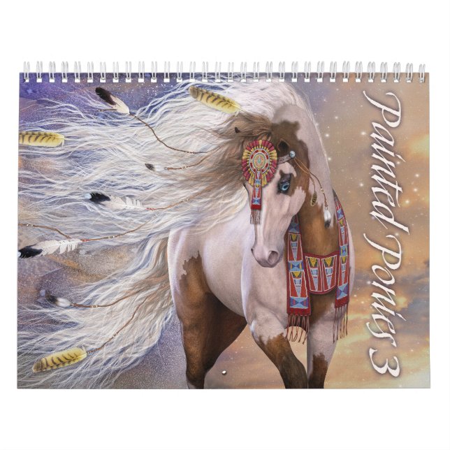 Painted Ponies III Calendar Kalender (Titelbild)