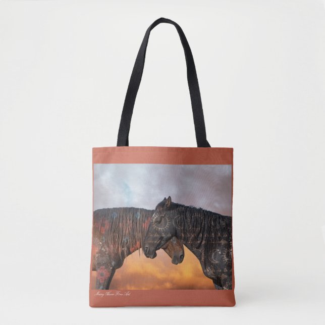 Painted Ponies Tote Bag (Vorderseite)