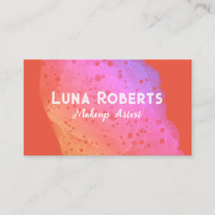 Painted Rainbow Business Card Visitenkarte