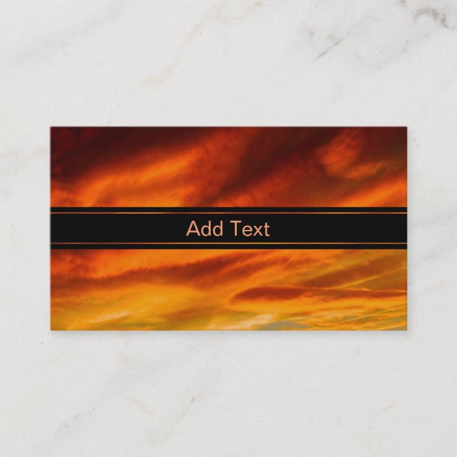 Painted Sky Visitenkarte (Vorderseite)