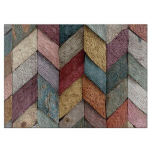 Painted Wood Cutting Board Schneidebrett