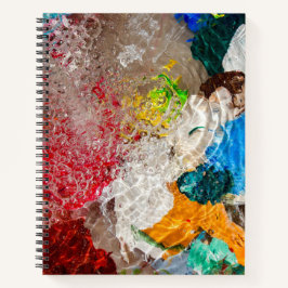 Painter Palete Spiral Notebook Notizbuch