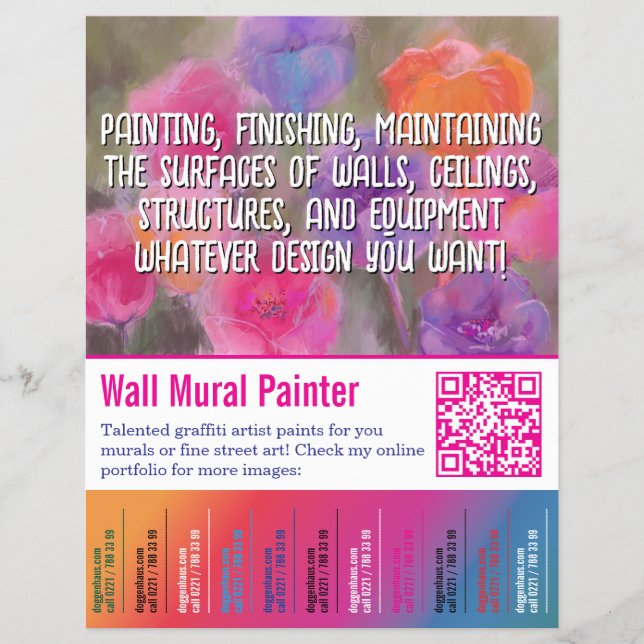 Painter Tear Off  Flyer (Vorne)