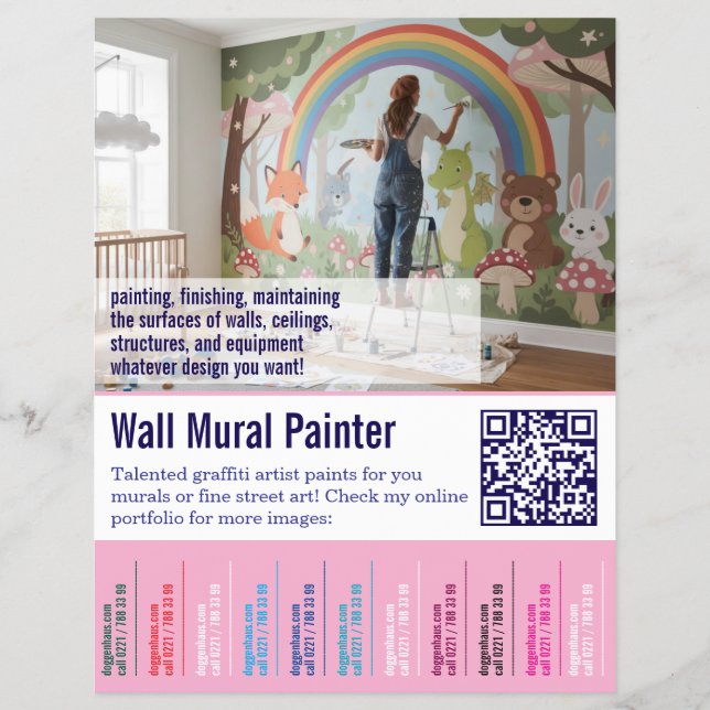 Painter Tear Off  Flyer (Vorne)