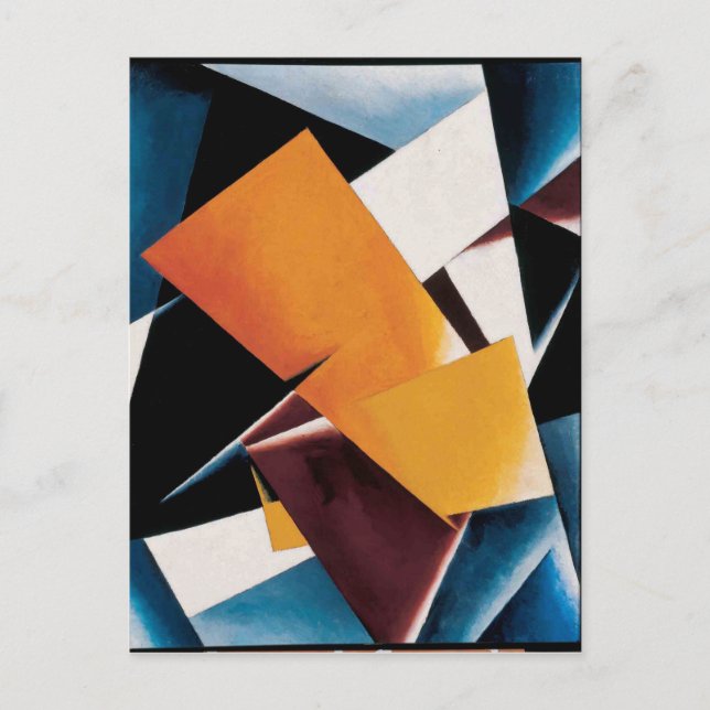 Painterly Architectonic von Lyubov Popova Postkarte (Vorderseite)
