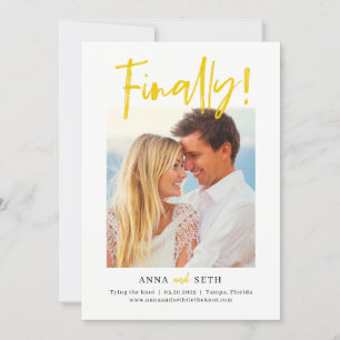 Painterly Final CUSTOM FARBE Save the Date Card Dankeskarte