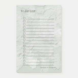 Painterly Impasto Style Entscheidungsfarbe Post-it Klebezettel