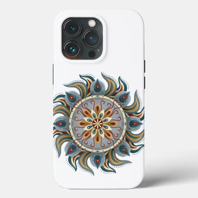 Painterly Mandala Case-Mate iPhone Hülle (Rückseite)