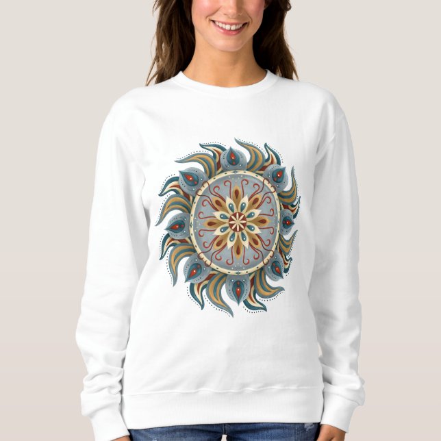Painterly Mandala Sweatshirt (Vorderseite)