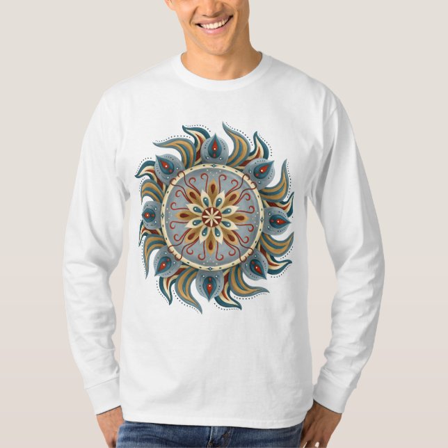 Painterly Mandala T-Shirt (Vorderseite)