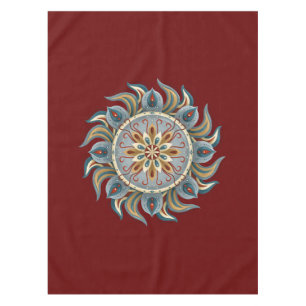 Painterly Mandala Tischdecke