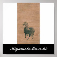 Painting by Miyamoto Musashi, c. 1600's