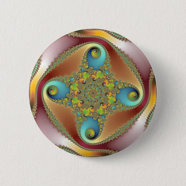 Painting - Fractal Art Button (Vorderseite)