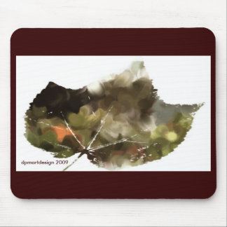_Painting-leaf-dark, dpmartdesign 2009 Mousepad